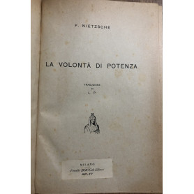 La volontà di potenza