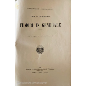 Tumori in generale