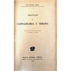 Trattato di farmacologia e terapia