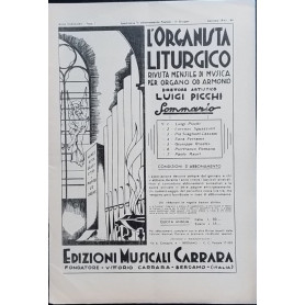 L'organista liturgico. Rivista mensile di musica per organo od armonio
