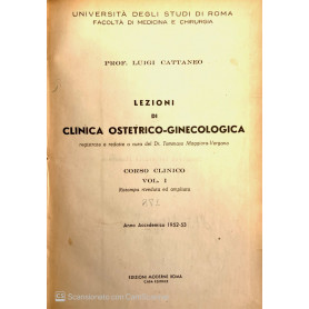 Lezioni di clinica ostetrico-ginecologica Vol. 1-2