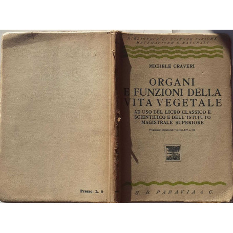 Organi e funzioni della vita vegetale