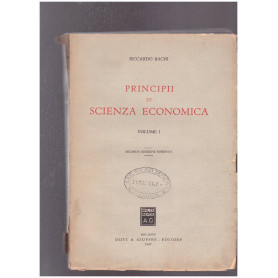Principii di Scienza Economica Volume I