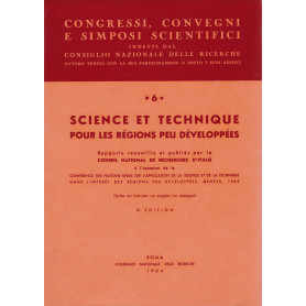 Science et technique pour le Régions peu développées