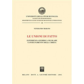 Le unioni di fatto. Esperienza giuridica secolare e insegnamento della Chiesa