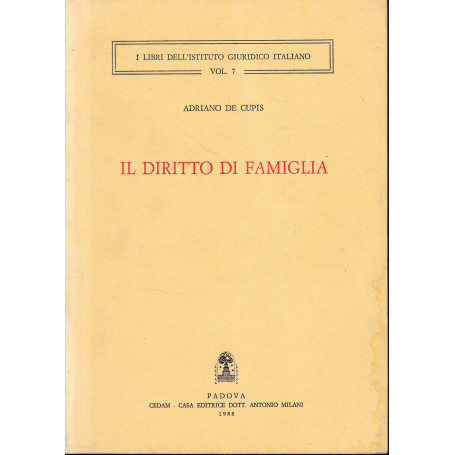 Il diritto di famiglia