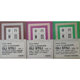 L'arte di distinguere gli Stili (3 vol.) (Rist. anast. 1929 Hoepli)