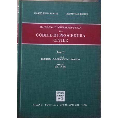 Rassegna di giurisprudenza del Codice di procedura civile. Artt. 360-408 (Vol. 2/3)