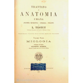 Trattato di anatomia umana Miologia Vol. 1