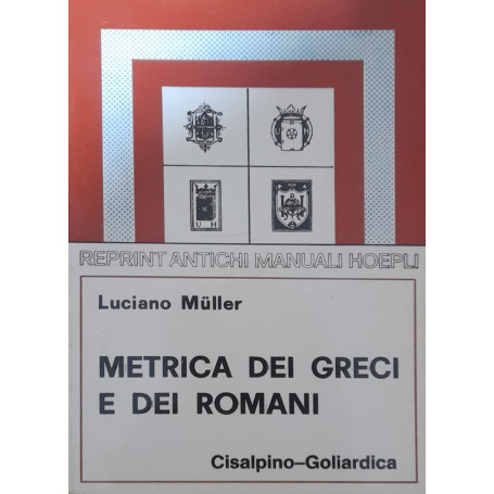 Metrica dei greci e dei romani (rist. anast. 1926)