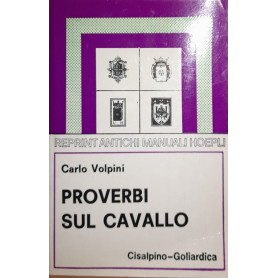 Proverbi sul cavallo (rist. anast. 1896)