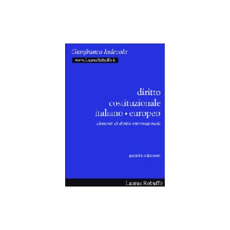 Diritto Costituzionale Italiano-Europeo Elementi di diritto internazionale