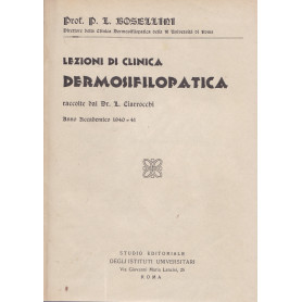 Lezioni di clinica dermosifilopatica