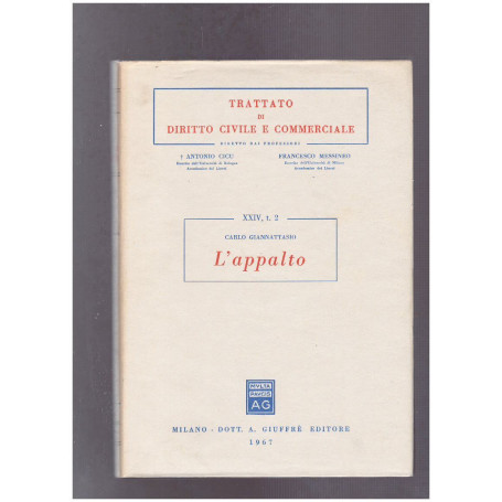 L'appalto Volume XXIV t.2