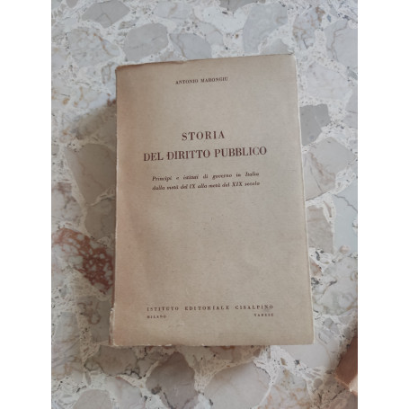 Storia del diritto pubblico