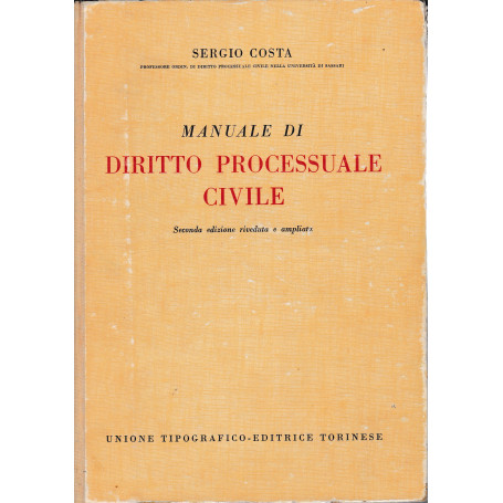 Manuale di diritto processuale civile