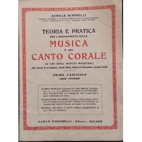 Teoria e pratica per l'insegnamento della musica e del canto corale