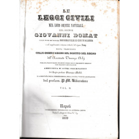 Le leggi civili nel loro ordine naturale vol. 2°