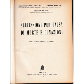 Successioni per causa di morte e donazioni