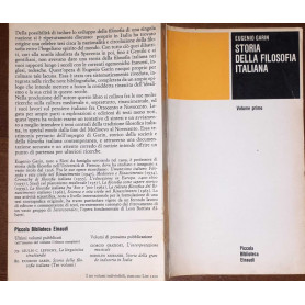 Storia della filosofia italiana. Volume 1