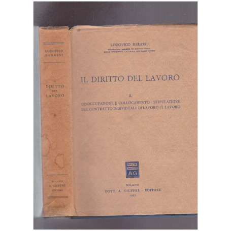 Il diritto del lavoro. Volume II