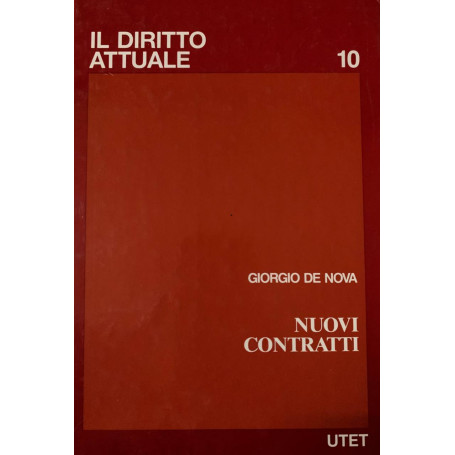 Il diritto attuale. Nuovi contratti