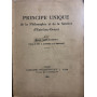 Principe unique de la Philosophie et de la Science d'ExtrÃªme-Orient
