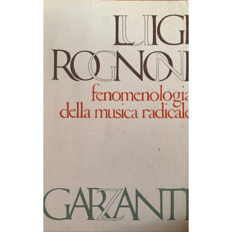Fenomenologia della musica radicale