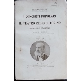 I concerti popolari ed il teatro regio di Torino