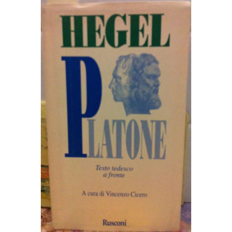 Platone. Testo Tedesco a fronte.