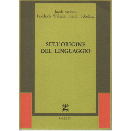 Sull'origine del linguaggio