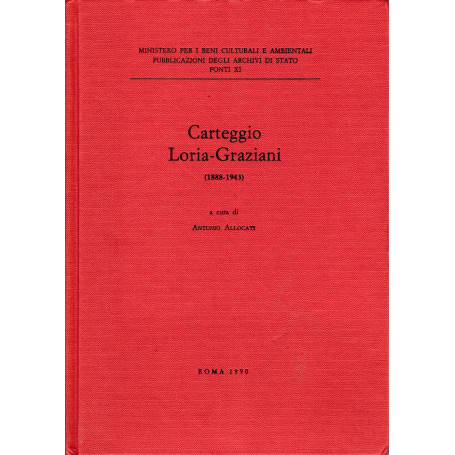 Carteggio Loria-Graziani (1888-1943)