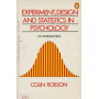 Experiment Design And Statistics in Psychology