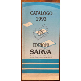 catalogo 1993 edizioni sarva