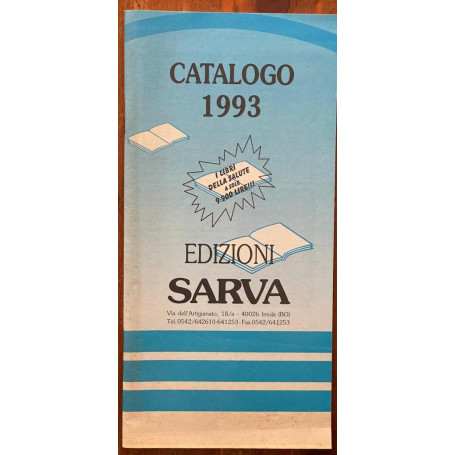 catalogo 1993 edizioni sarva