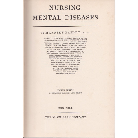 Nursing Mental Diseases