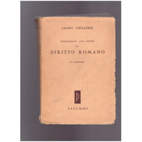 Introduzione allo studio del diritto romano
