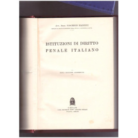 Istituzioni di DIritto Penale Italiano