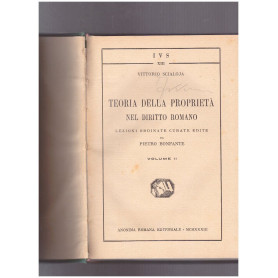 Teoria della Proprietà nel Diritto Romano Volume II