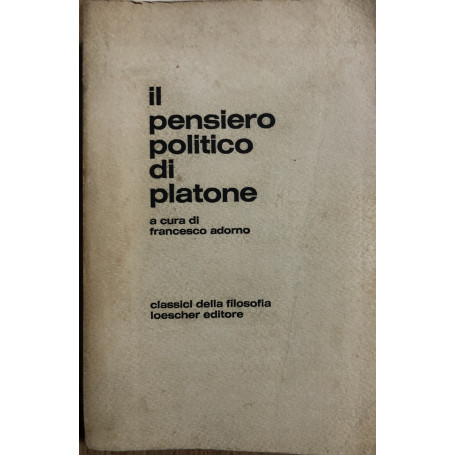 Il pensiero politico di Platone