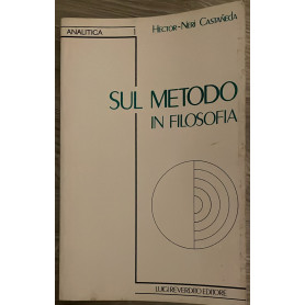Sul metodo in filosofia