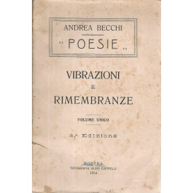 Poesie. Vibrazioni e rimenbranze