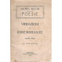Poesie. Vibrazioni e rimenbranze