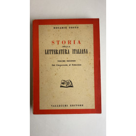 Storia della Letteratura Italiana Volume II. Dal cinquecento al settecento