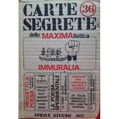 Carte segrete. Aprile Giugno 1977. n.36