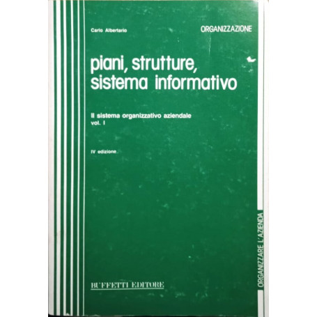 Piani strutture sistema informativo