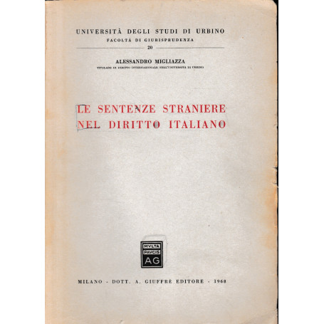 Le sentenze straniere nel diritto italiano