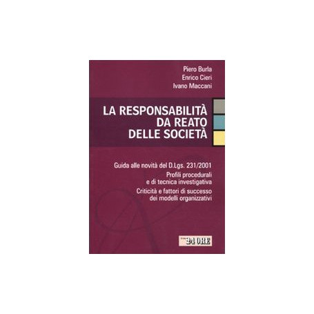 La responsabilità da reato delle società