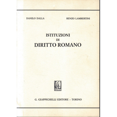 Istituzioni di diritto romano