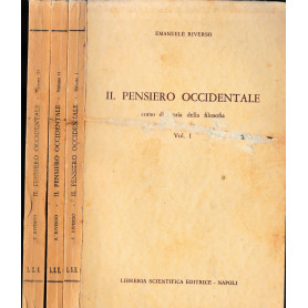 Il pensiero occidentale tre volumi.